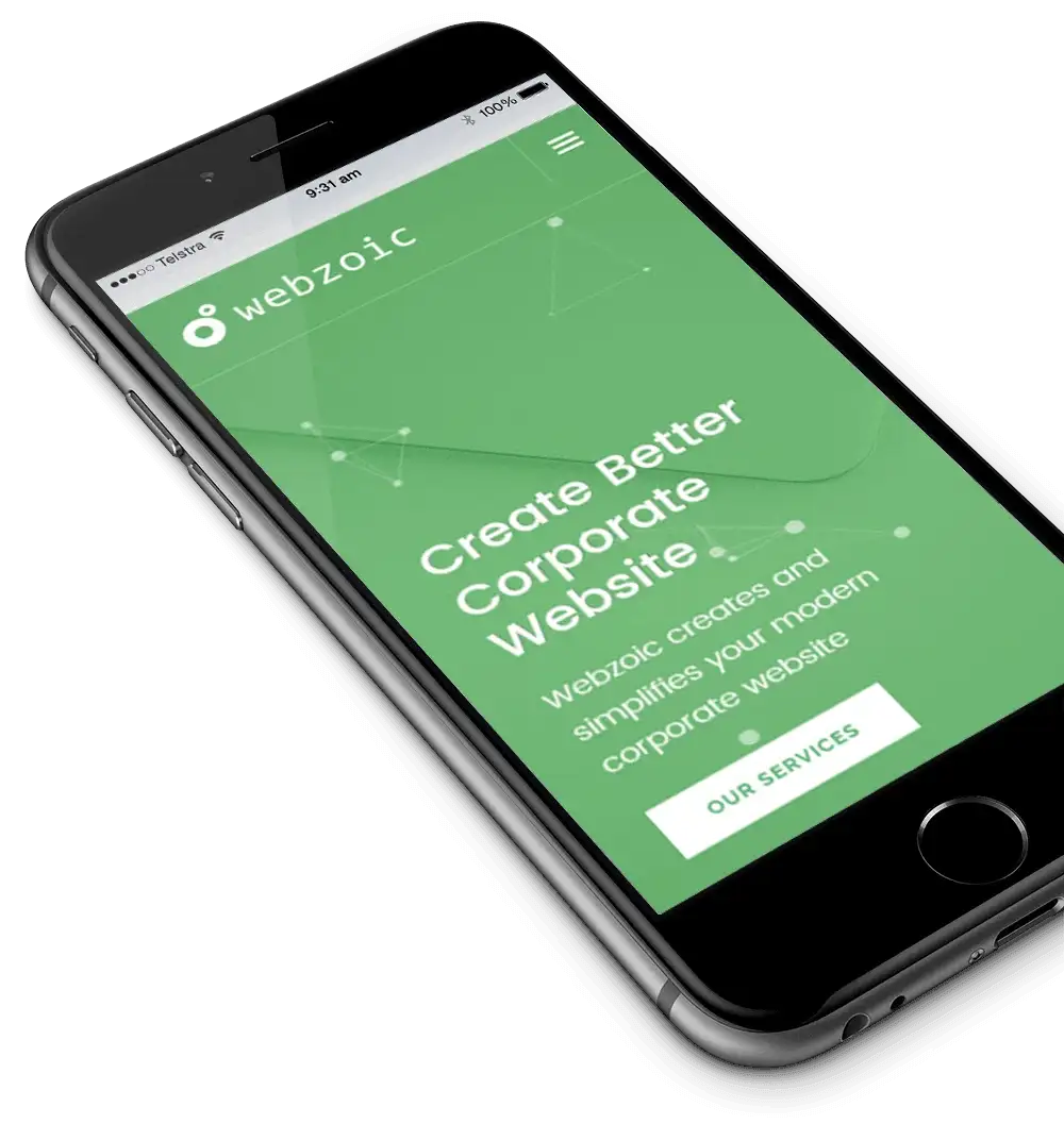 Mobile Website dari Webzoic