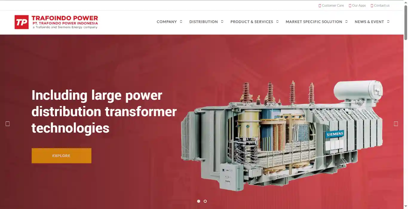 Website Trafoindo Power Indonesia